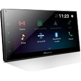 Pioneer DMH-1800NEX 6.8" Capacitive Touchscreen Double Din Car Stereo | Digital Multimedia Receiver, Wired CarPlay &amp; Android Auto, Bluetooth, Backup Cam, USB, AM/FM, Front/Rear/Sub RCA Preouts