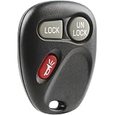 Replacement for 1998-2002 Chevrolet GMC 3-Button Keyless Entry Remote PN: 15732803 KOBUT1BT