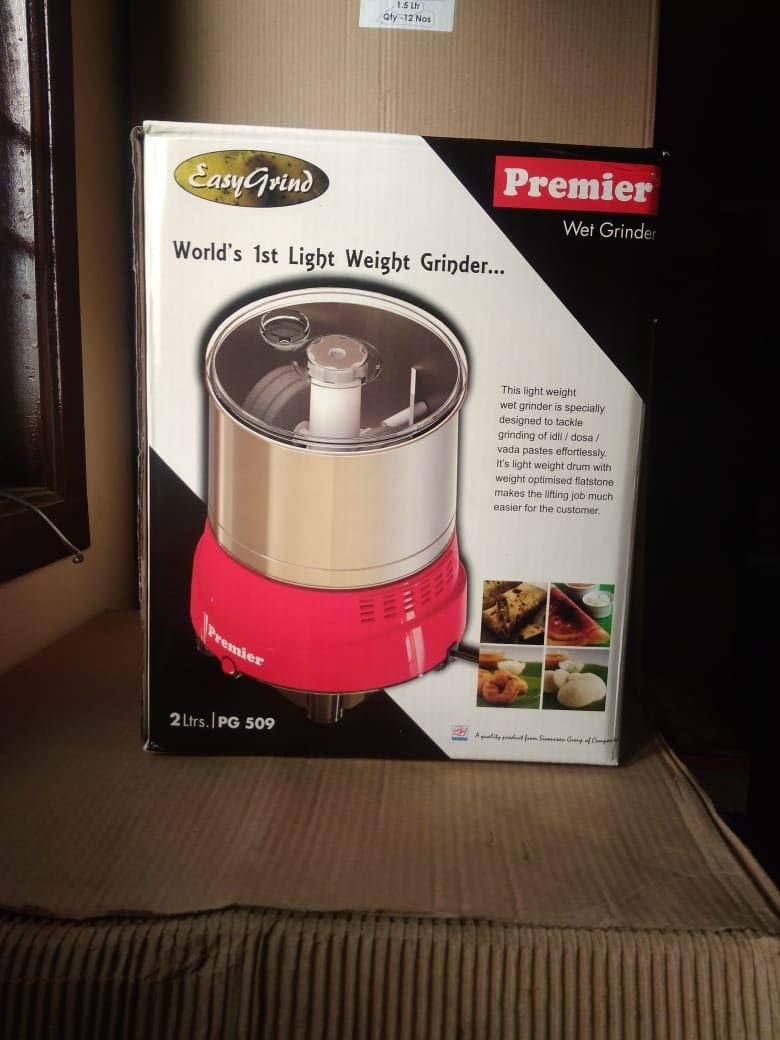 Premier Easy Grind Wet Grinder 2 litres 230 Volts (Light Weight