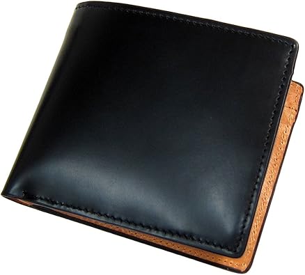 Amazon マトゥーリ Maturi エグゼクティブ コードバン バッファローレザー 馬 水牛 メンズ 二つ折り財布 Mr 042 黒 Maturi マトゥーリ 財布