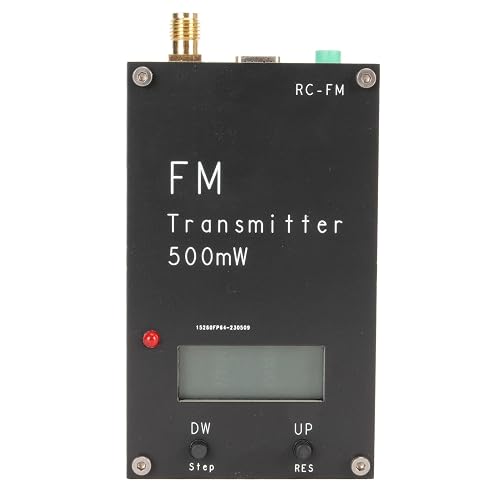 Ouman Transmitter Digital FM Transmitter Module, 2000M 500mW FM Stereo Transmitter with ...
