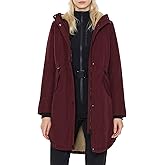 ELEZAY Women's Winter Coat Fleece Lined Parka Jacket with Hood Mid Length Warm Casual Jacket