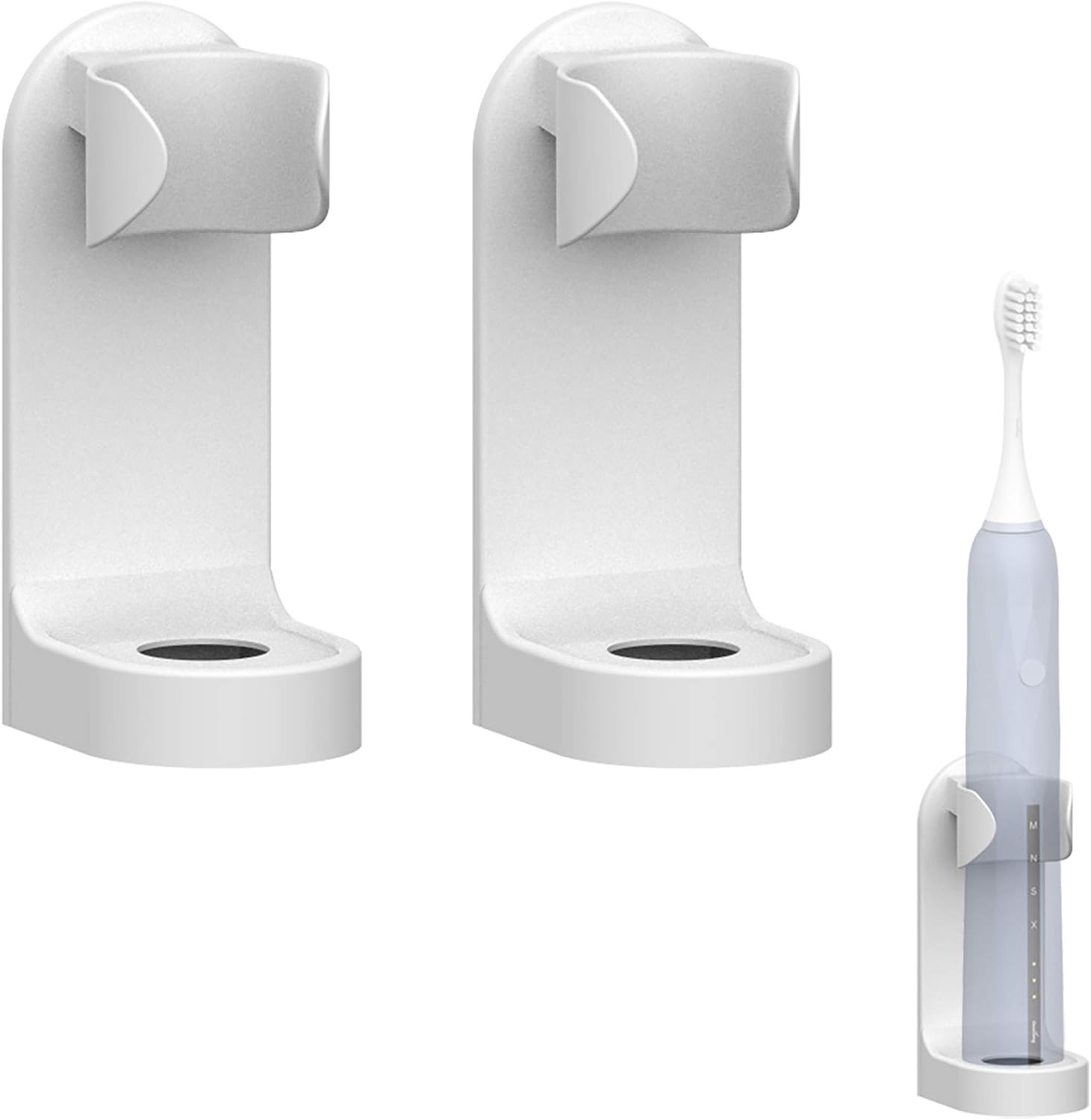 Electric Toothbrush Holders, Nincee Hollow Optimal Power Toothbrush Rack （Nail Free ）with Paste