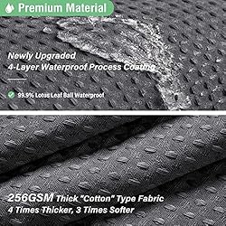 Dynamene Charcoal Grey Fabric Shower Curtain