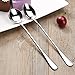 Hibery Long Handle Iced Tea Spoons, Ice Cream Spoon, Coffee Spoon, Stainless Steel Cocktail Mixing Spoon Long Teaspoons, 2 Style, Set of 10