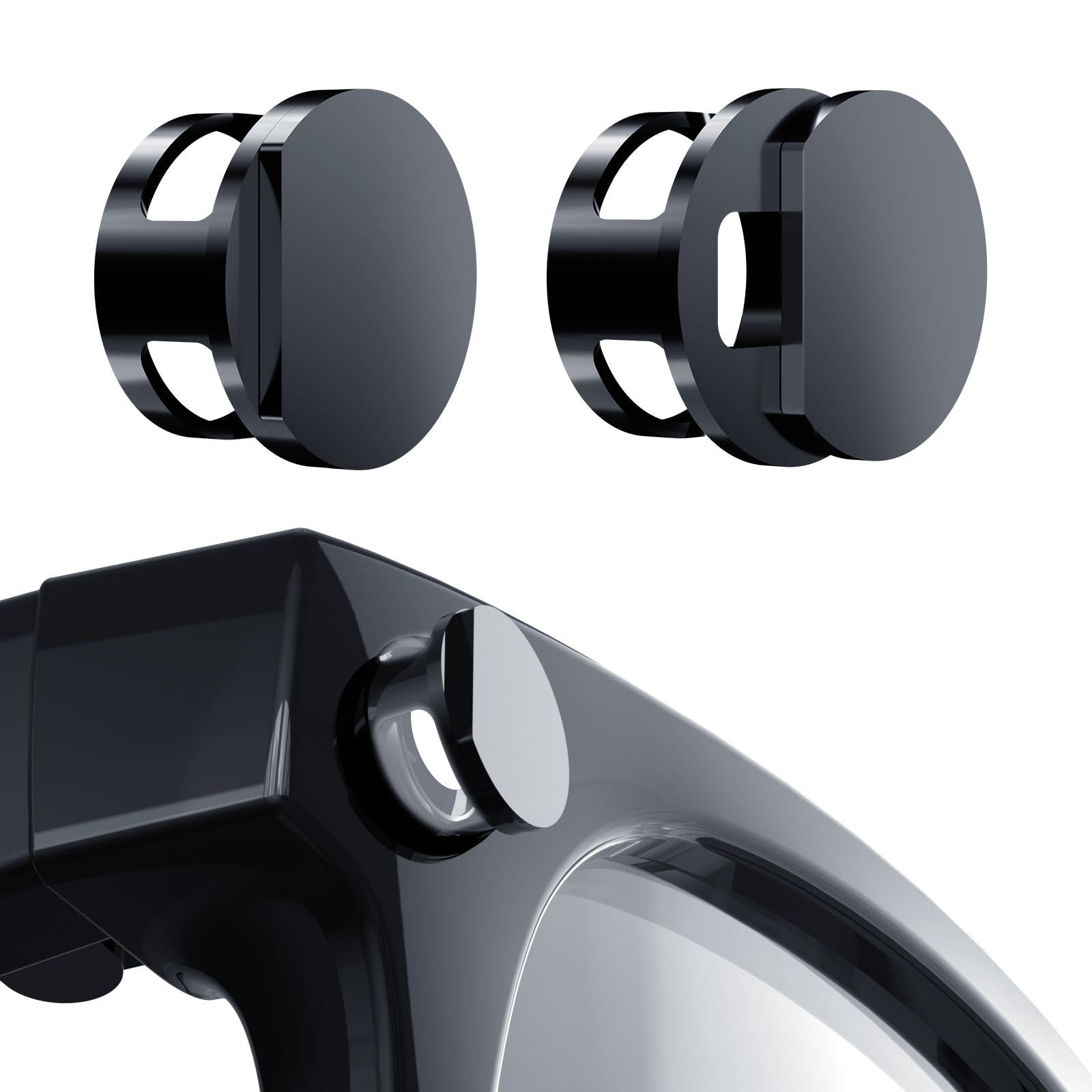 Photo 1 of [2-Pack] Flash Cover for Meta Glasses, LED Blocker Compatible with Ray-ban Wayfarer (& Gen2), Skyler, Headliner HSTN Light Blocking Sticker Accessories, Privacy Cover for Meta Camera Lens