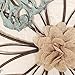 Adeco DN0015 Flower & Butterfly Urban Design Metal Wall Decor for Nature Home Art Decoration & Kitchen Gifts, Multicolor