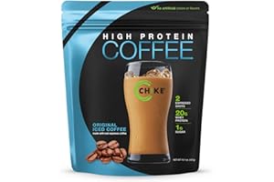 Chike Original High Protein Iced Coffee, 20 G Protein, 2 Shots Espresso, 1 G Sugar, Keto Friendly and Gluten Free, 14 Servings (15.1 Ounce)