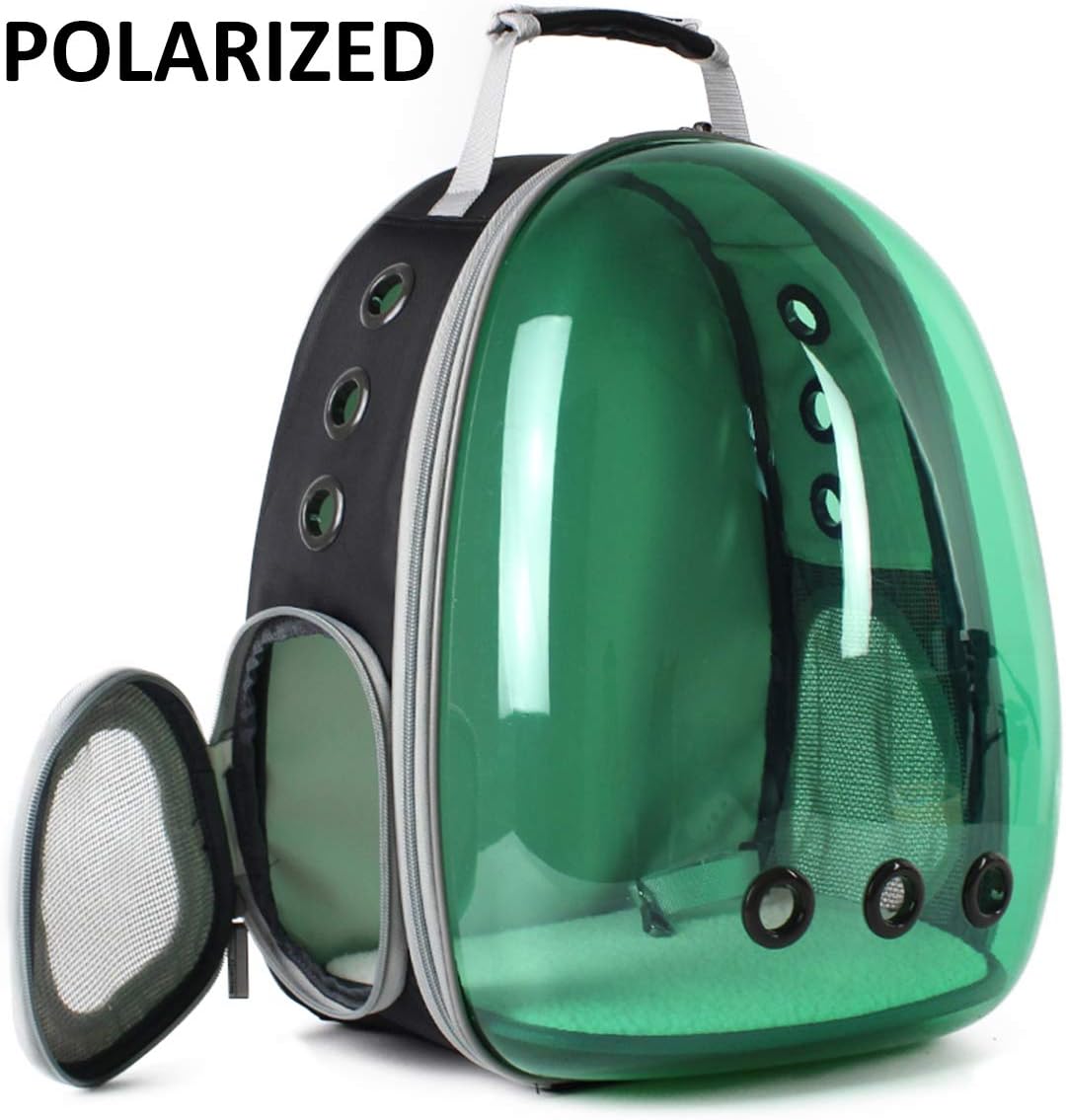 Cat Backpack Bubble, Space Capsule Pet Backpack for Small Dog, Traveling, Camping and Hiking Outdoor Polarized Tinted Bag for Fat Kitten, Airline Approved