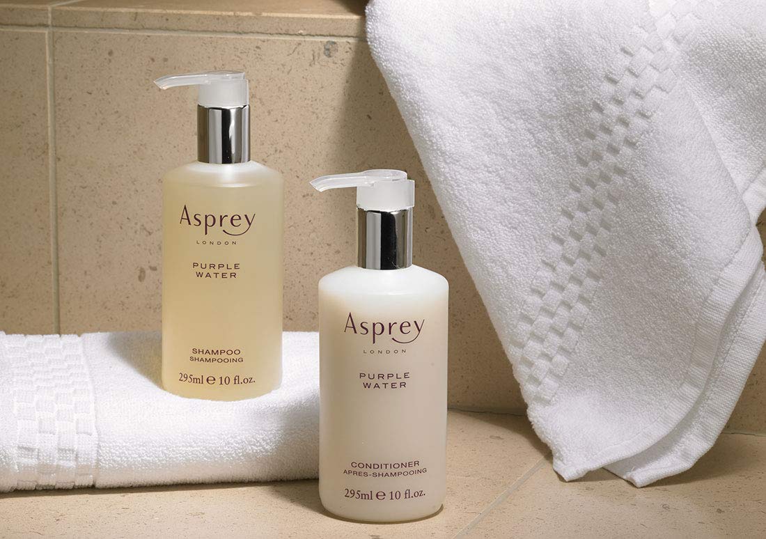 The Ritz-Carlton Asprey Purple Water Hair Care Set - Includes Shampoo (10 oz.) and Conditioner (10 oz.) - Invigorating Citrus and Spice Scent