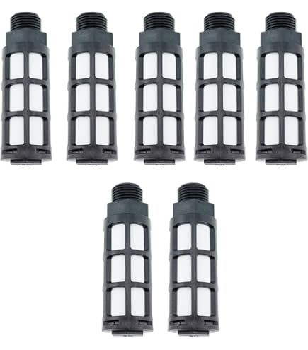 thumbnail image 2 of Hydraulic Oil 32 PDETVEO 2PCS 1/2'' Metal Air Compressor Intake Filter Sound Muffler, Thread Air Compressor Silencer Compressor Filter 2 of 9