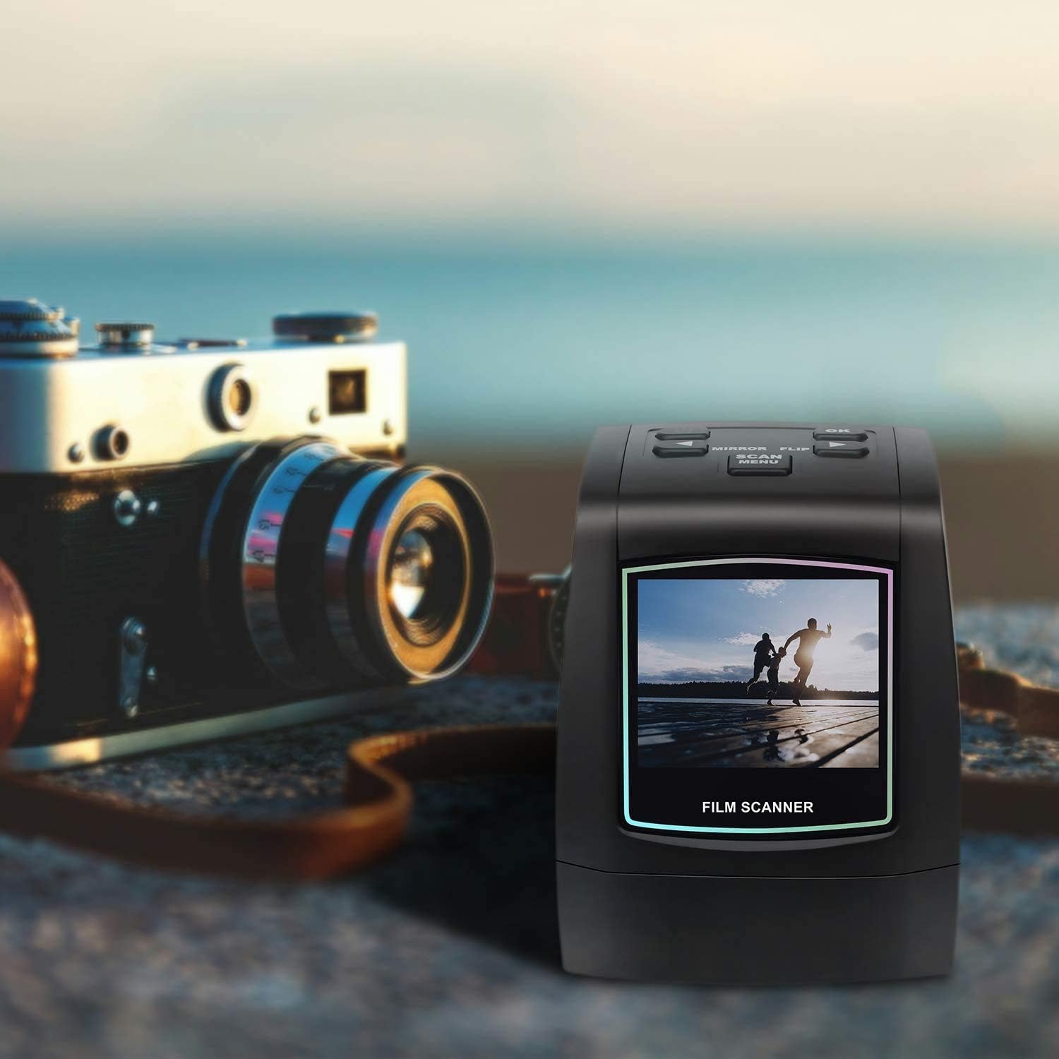 DIGITNOW Film Scanners with 22MP Converts 126KPK/135/110/Super 8 Films, Slides & Negatives All in One into Digital Photos, 2.4" LCD Screen, Impressive 128MB Built-in Memory: Electronics