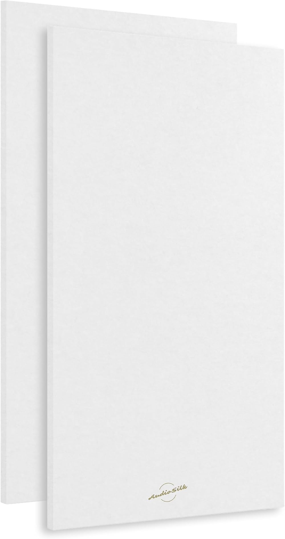 AudioSilk Acoustic Panels 2 Pack Large 116 x 58 cm Pure White