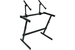 Quik Lok Double Tier Height Adjustable Keyboard Stand (Z726)