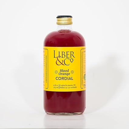 Blood Orange Cordial 17 Oz