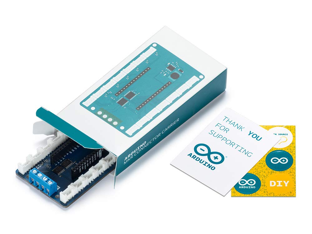 Arduino MKR Connector Carrier [ASX00007] - Expansion Board for Arduino MKR Series | Breakout for Easy Connectivity with I/O, Sensors & Modules