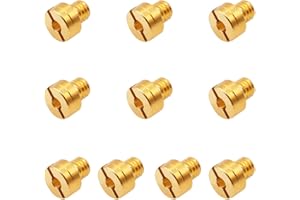 weideer 10pcs Carburetor Main Jet Kit Replace for Mikuni VM22 VM24 VM26 125 150 200 250cc Dirt Bike Pit Bike 88 90 95 98 100 