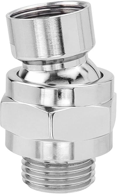 Gasea Brass Shower Head Connector Ball Joint Universal Swivel 23°