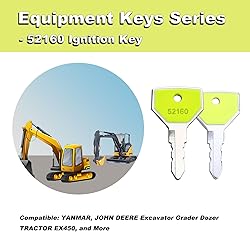 10PCS Yanmar 52160 Heavy Equipment Keys for