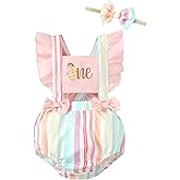 Shalofer 1st Birthday Outfit Girl Summer First Birthday Clothes Girl