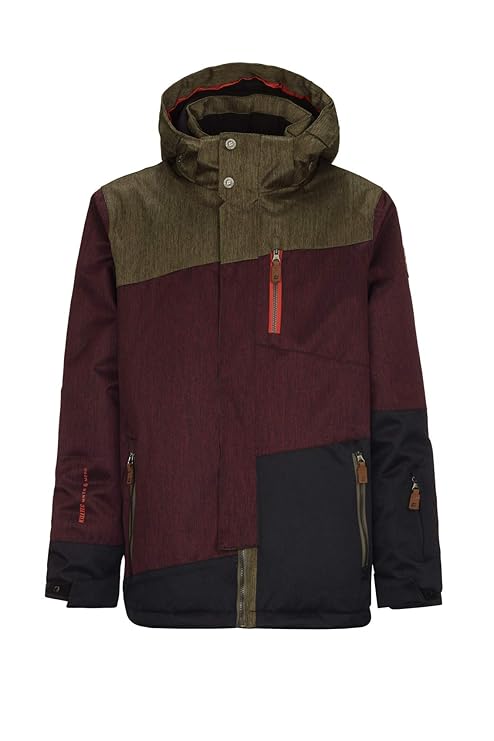 Killtec Jungen Barho Jr Skijacke / Funktionsjacke mit abzippbarer Kapuze und Schneefang