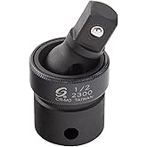 SUNEX TOOLS 2300, 1/2" Drive, Universal Impact Joint, Cr-Mo Steel, Radius Corner Design, Flexible, Meets ANSI Standards