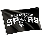Desert Cactus San Antonio Spurs Flag NBA 100% Polyester Indoor Outdoor 3x5 feet National Basketball Association Team Flags (Flag #2)