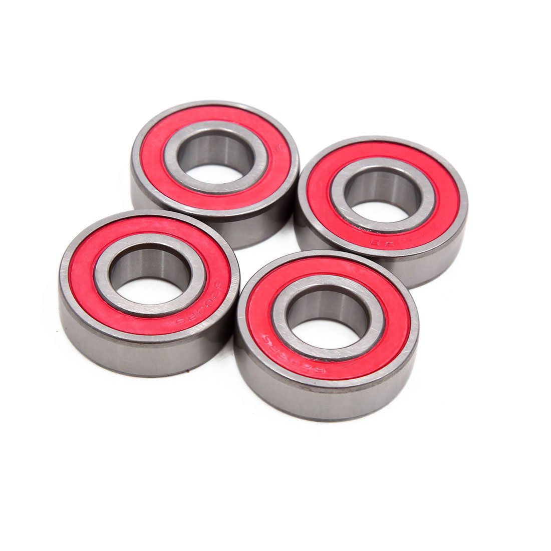 sourcingmap 4pcs 6203RS Scooter Motorcycle Sealed Deep Groove Ball Bearing 40 x 17 x 12mm