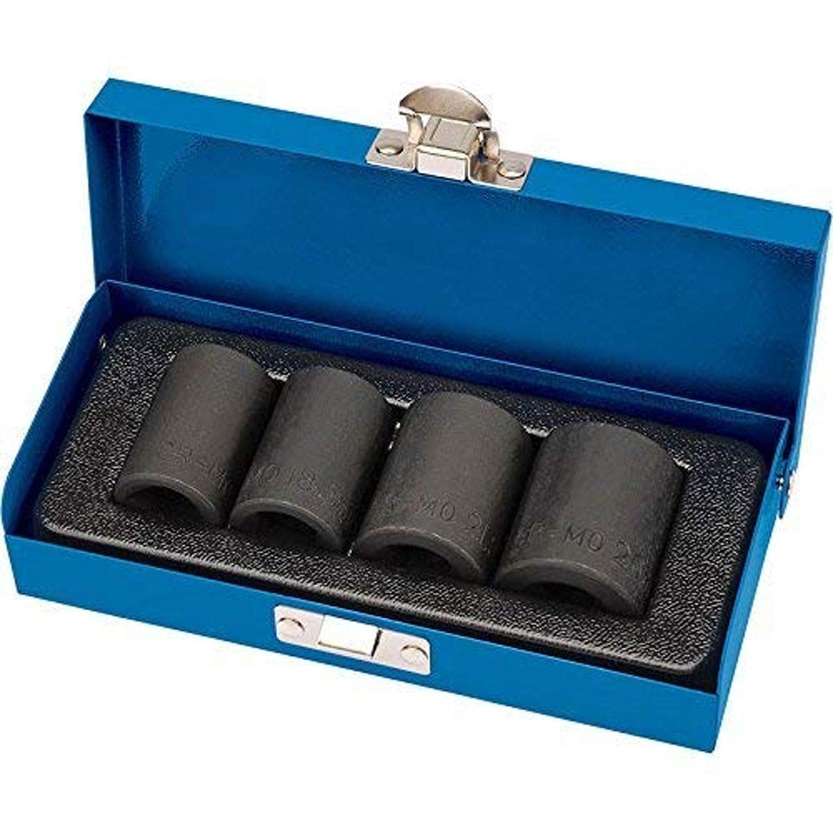Draper 34032 1/2" Sq. Dr. Locking Wheel Nut Set (4 Piece), Black