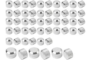 Bacar 46 Pcs XJ55-QJ-2Y6G Topper Caps Cover Cap Nut Bolt Aluminum Chrome For Harley Twin Cam Dyna 2000-2017