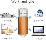 Fenglangrong 10 Pack 4GB USB 2.0 Flash Drives Orange Thumb Memory Sticks Bulk view 5