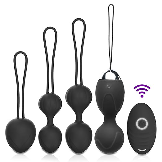 Acvioo Kegel Ball Beckenbodentrainer Beckenboden Trainings Kit Traine Kegel Übung Bälle Für die Blasenkontrolle und Beckenbod