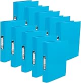 Pukka Pad Brights A4 Ringbinder Files 2-O Ring 40mm Spine 10 Pack Blue view 2