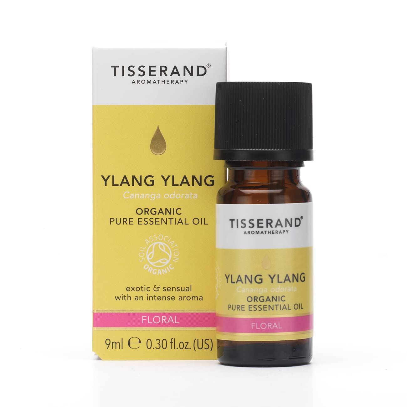 Tisserand Aromatherapy - Organic Ylang Ylang Essential Oil, Massage Oil - Organic Ylang Ylang, Bath Oil, Aromatherapy Oil - 100% Pure and Natural Essential Oil - 9 ml — image 1