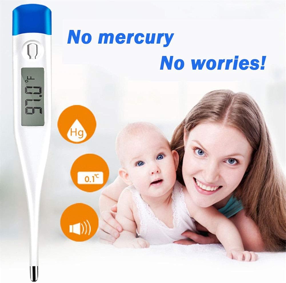 KMOOL Digital Tharmomitor For Any Ages, Measure Device with Large Lcd Fast Reading 2 Packs: Clothing