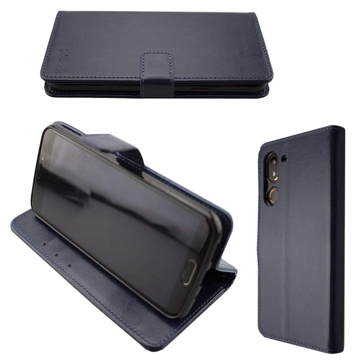 caseroxx Bookstyle-Case for Doro 8080/8062, Cover, faux leather, blue, Card Slots & Magnetic Closure
