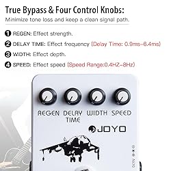 JOYO Flanger Effect Pedal Achieve Metallic Flanger