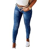 WGXWGX Womens Low Waisted Skinny Jeans Soft Washed Ankle Pants Bow Zipped Trouser Leg Opening Trendy Pants