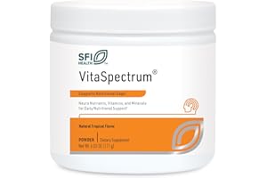 Klaire Labs VitaSpectrum Powder - Children's Multivitamin/Mineral with 23 Essential Nutrients, Tropical Flavor for Kids, No Copper, Iron, Gluten or Casein (171 G / 30 Servings)