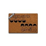 IFHUH You Say Goodbye and I Say Hello Doormat Front