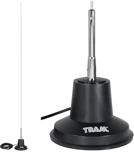 Antenne CB SIRIO Bull Trucker 3000 Coax LED - 27-30 MHz, 3500W, Hauteur 1,45m, Câble 4m Inclus - Puissante Et Robuste