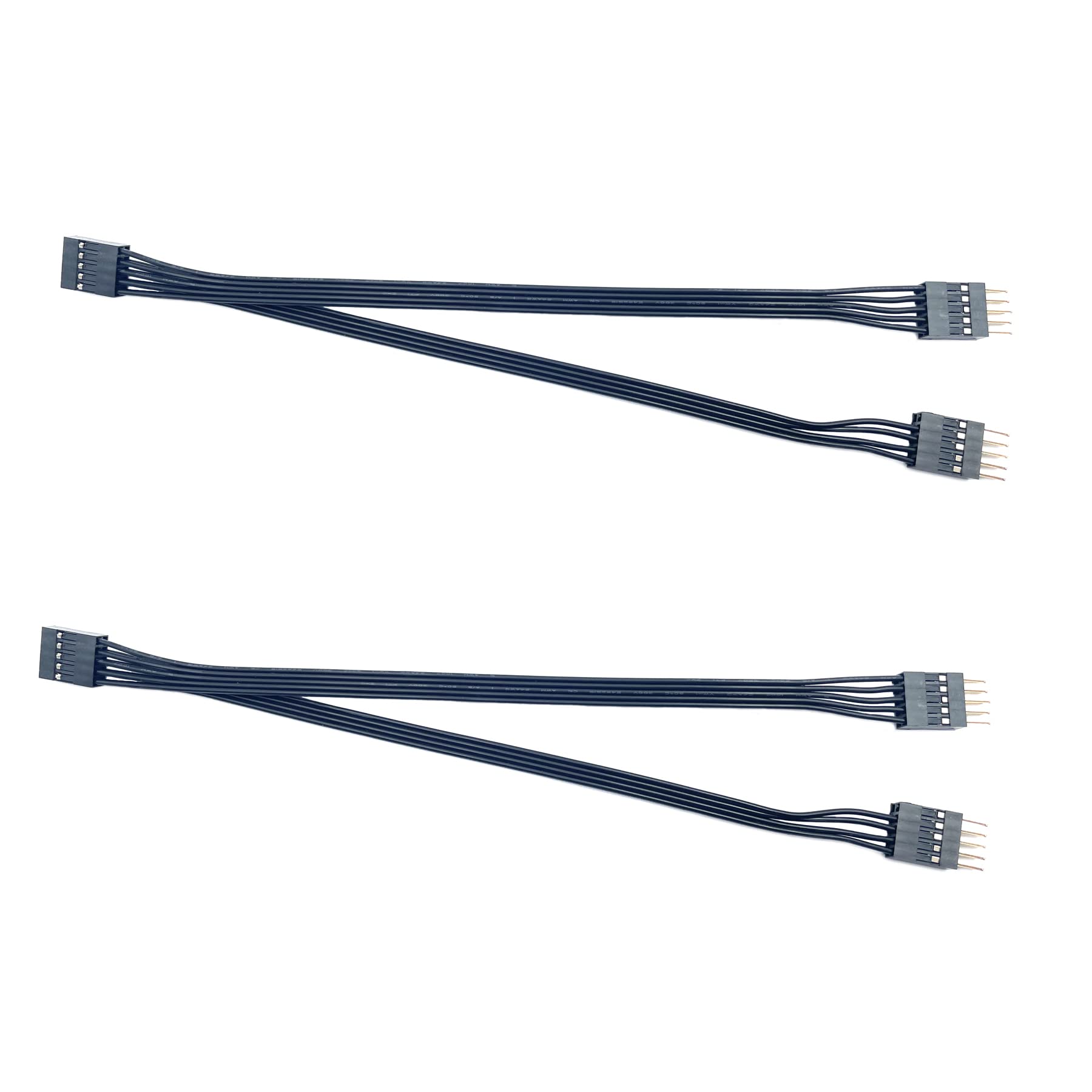 winwill 2Pcs Motherboard USB Y Splitter Cable, USB 2.0 9-Pin to 2 9-Pin Leads Extension Port USB Cable for Computer Motherboard