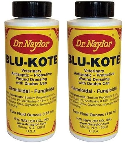 blue kote wound dressing Blu-Kote Veterinary Antiseptic Protective Wound Dressing Aerosol 4.5 o Greenhawk USA