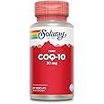 Solaray Pure CoQ-10 30 mg | Health Heart Function & Cellular Energy Support | Non-GMO, Vegan & Lab Verified for Purity | 60 VegCaps