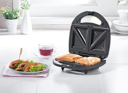 Nova VSM/NSM 2409 750-Watt 2-Slice Sandwich Maker (Black with Silver)