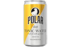 LastFuel. POLAR Diet Tonic Water - 24pk 7.5oz Cans | Low-Calorie, Same Refreshing Taste | Crafted with Natural Quinine