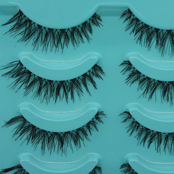 New Charming False Eyelashes 5 Pairs Beauty Makeup