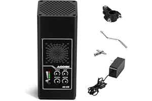 AODSK 20W Professional Electronic Drum Speaker with Bluetooth 5.0, Portable Practice Monitor Speaker for All Electronic Drums, with Treble/Bass Adjustment