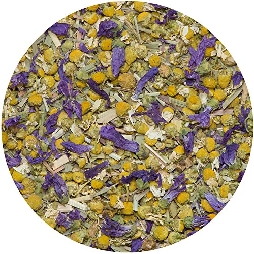 TIESTA TEA – LAVENDER CHAMOMILE HERBAL TEA, LOOSE LEAF, CALMING BLEND WITH CHAMOMILE, LAVENDER, LEMONGRASS, CAFFEINE-FREE HERBAL, GREAT FOR HOT OR ICED BREWS, REFILLABLE TIN, 50 CUPS, 2 OUNCE
