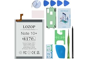 LOZOP Note 10+ Battery Replacement Kit for Samsung Galaxy Note 10+/Note 10 Plus SM-N975U/U1/F/N/W and Other All N975 Models with Repair Tools Kit and User Manual